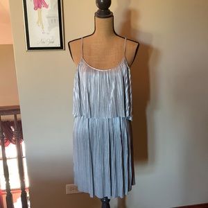Silver dress size large! Barely worn!
